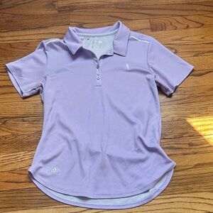 Women’s adidas Purple Golf polo